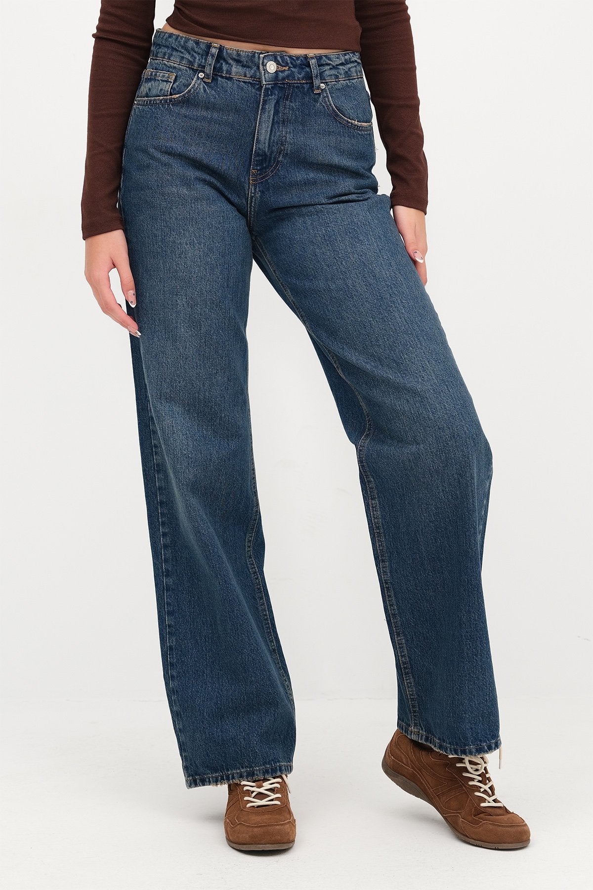 Dark-Blue_High-Waist-Wide-Leg-Jean- Trousers-addax