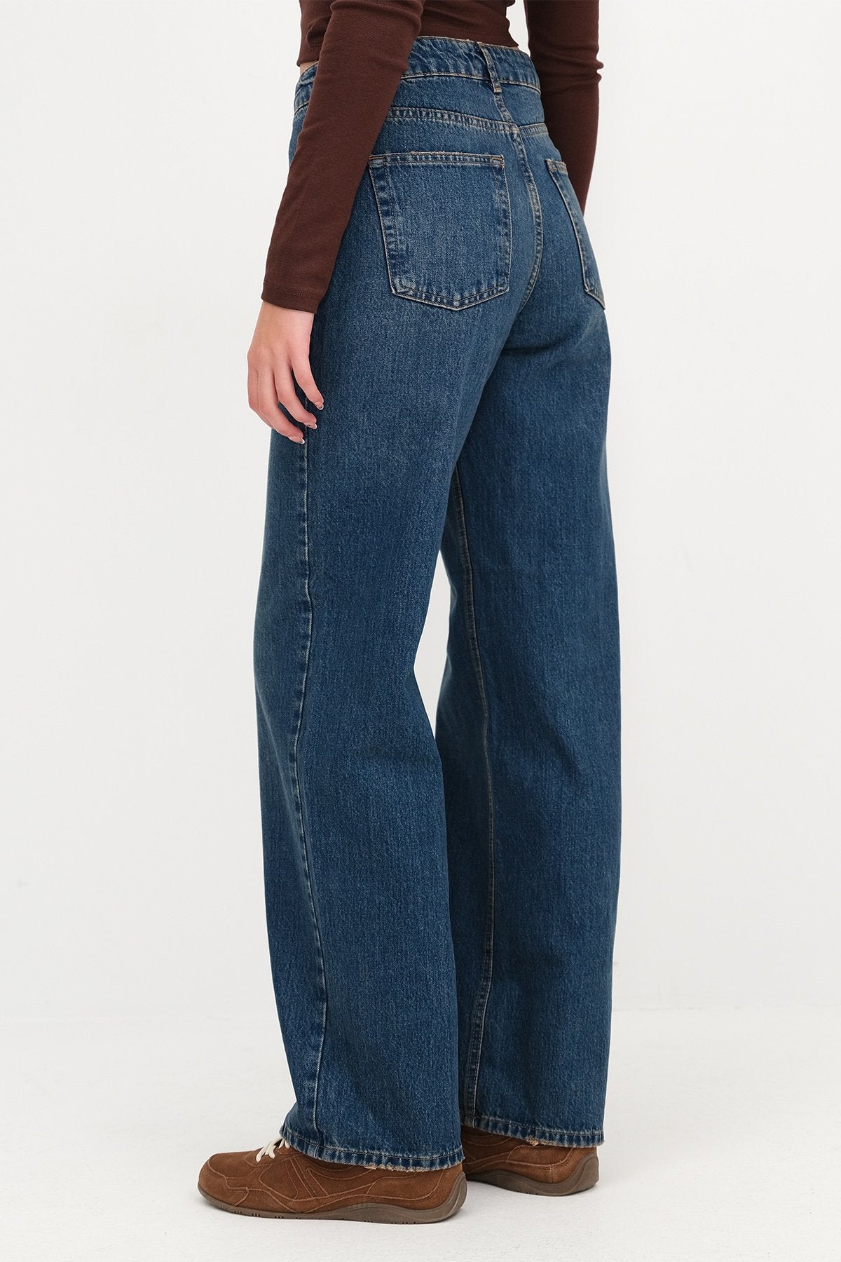 Dark-Blue_High-Waist-Wide-Leg-Jean- Trousers-addax