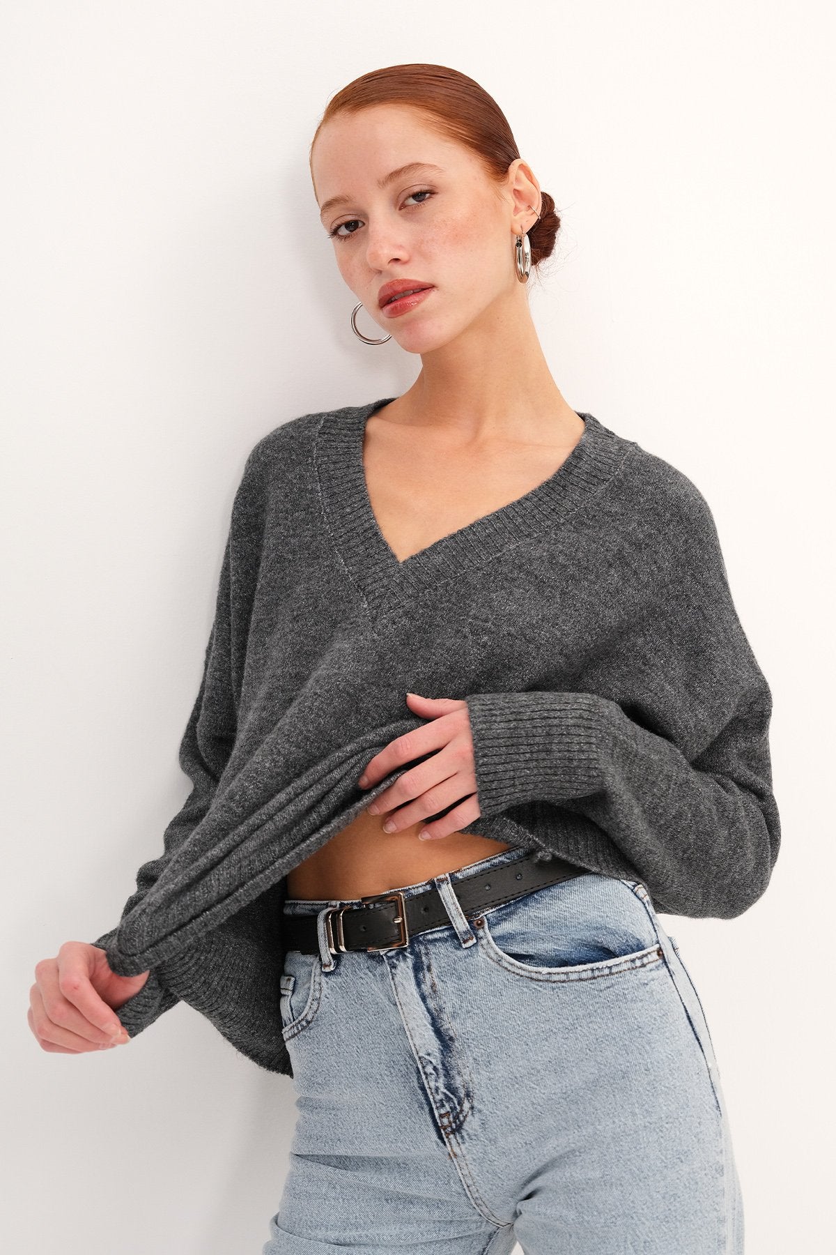 Charcoal_V-Neck-Long-Sleeve-Knitwear-Sweater-addax