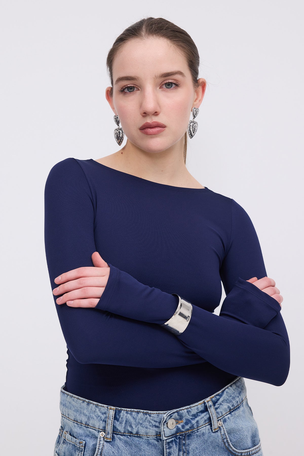 Night-Blue_Crew-Neck-Long-Sleeve-Basic-Top-addax