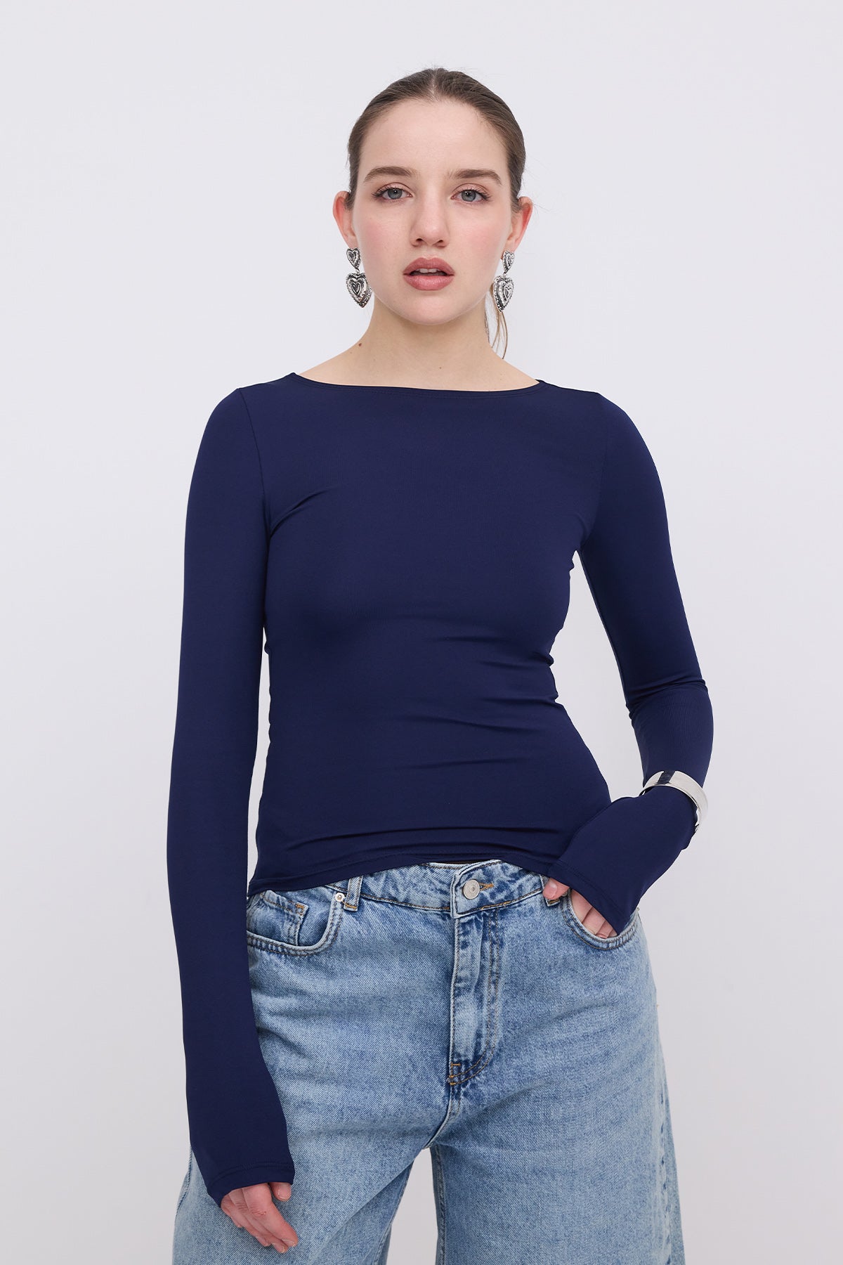 Night-Blue_Crew-Neck-Long-Sleeve-Basic-Top-addax