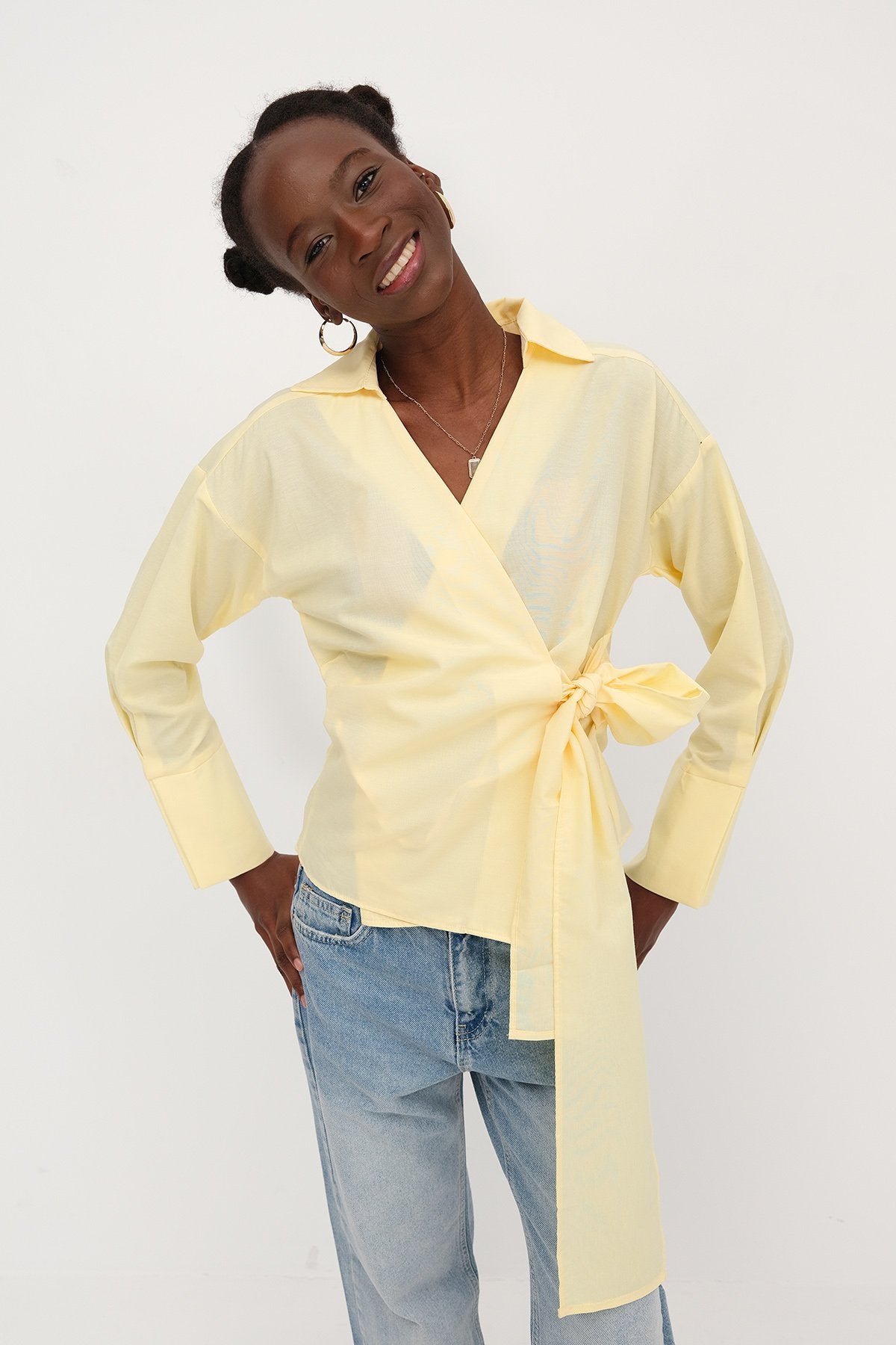 Light-Yellow_Side-Tie-Shirt-addax