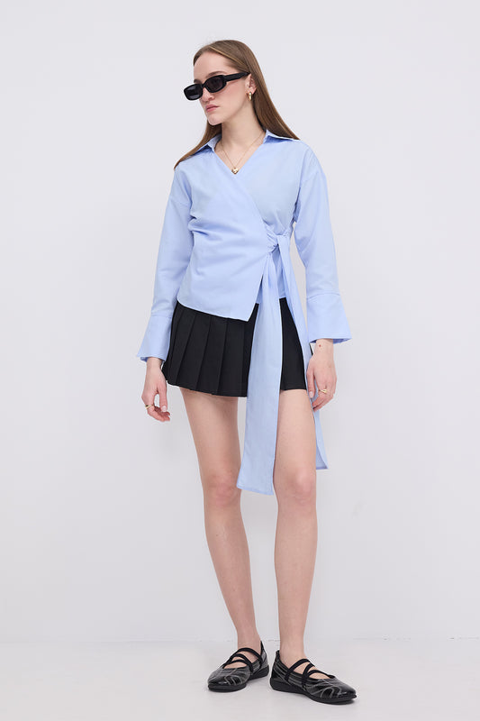 Baby-Blue_Side-Tie-Shirt-addax