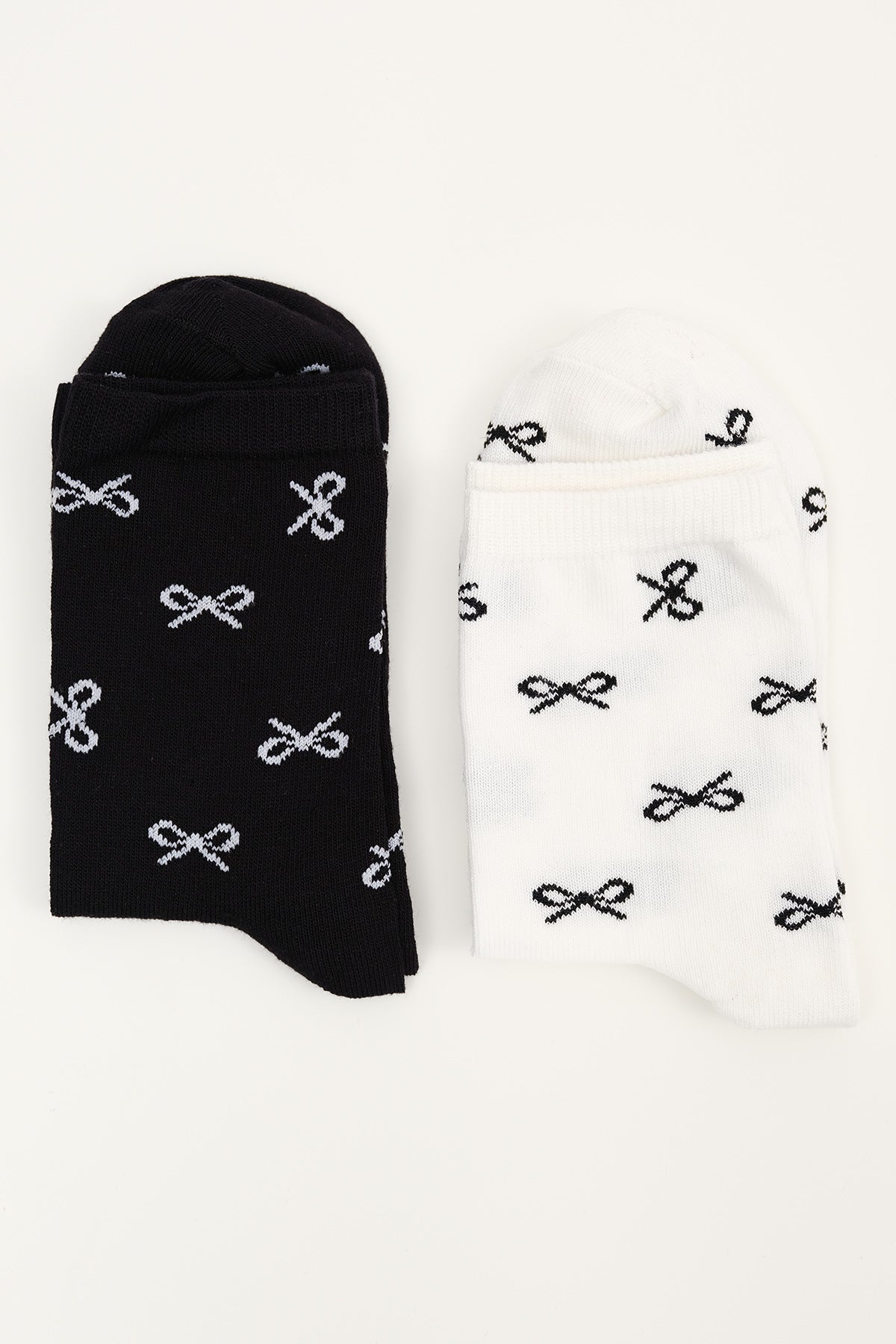 Ecru---Black_2-Pack-Patterned-Crew-Socks-addax