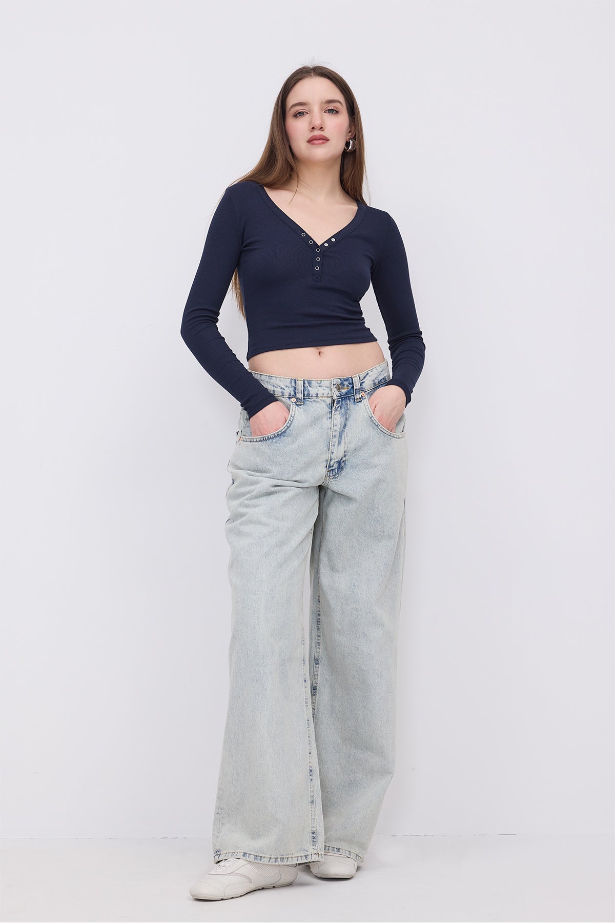 Night-Blue_Modal-T-shirt-with-Snap-Collar-addax