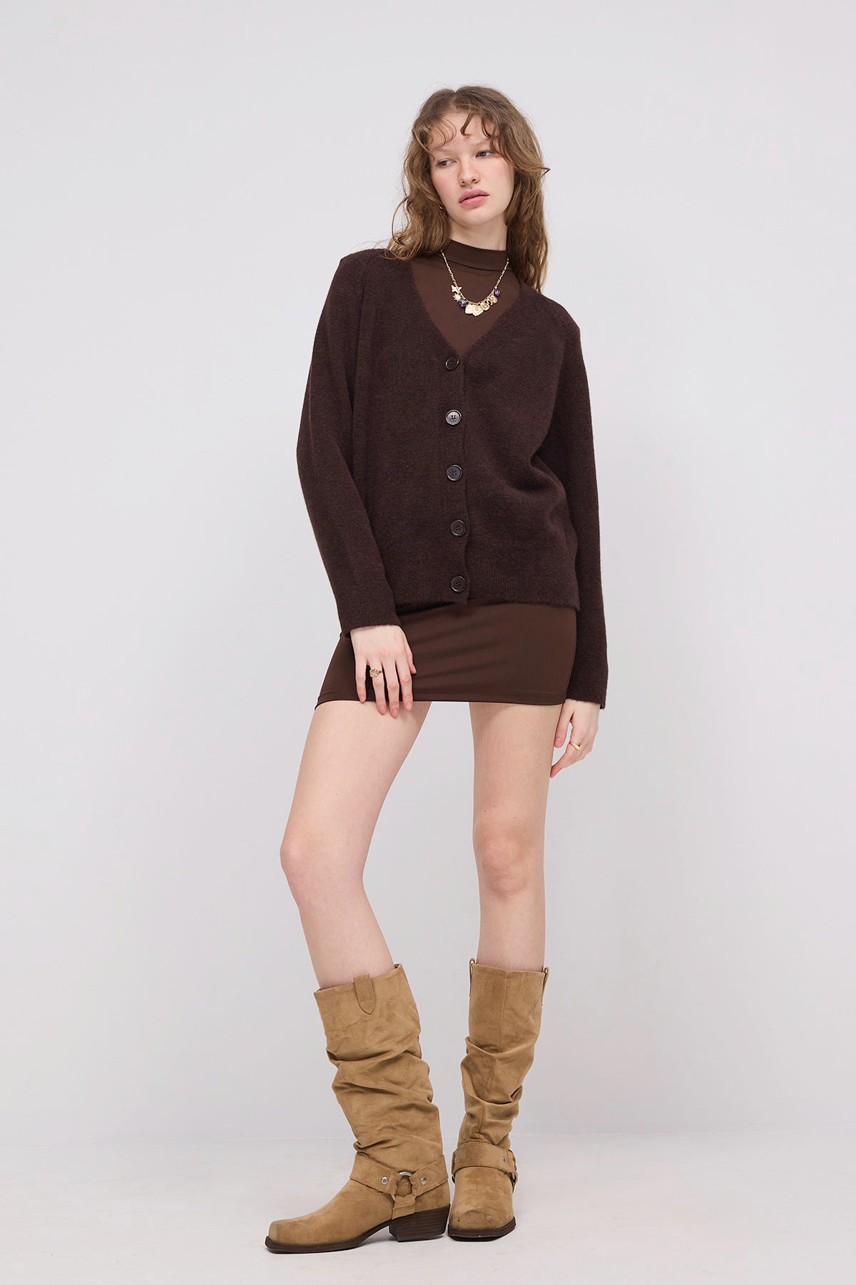 Bitter-Coffee_Buttoned-Knitted-Cardigan-addax