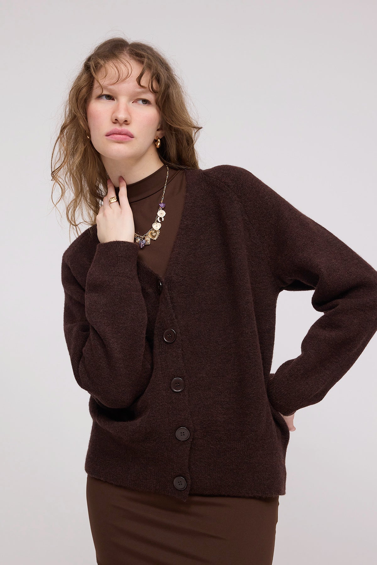 Bitter-Coffee_Buttoned-Knitted-Cardigan-addax