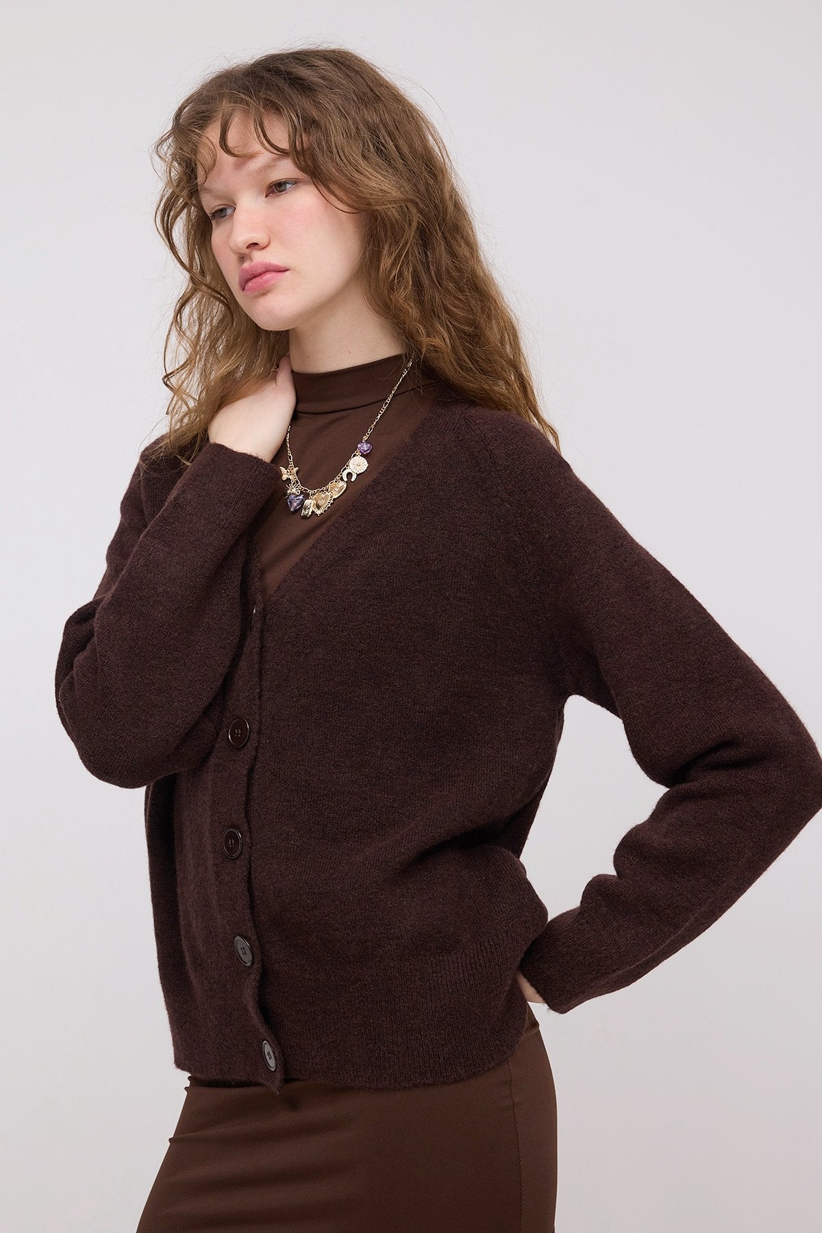 Bitter-Coffee_Buttoned-Knitted-Cardigan-addax