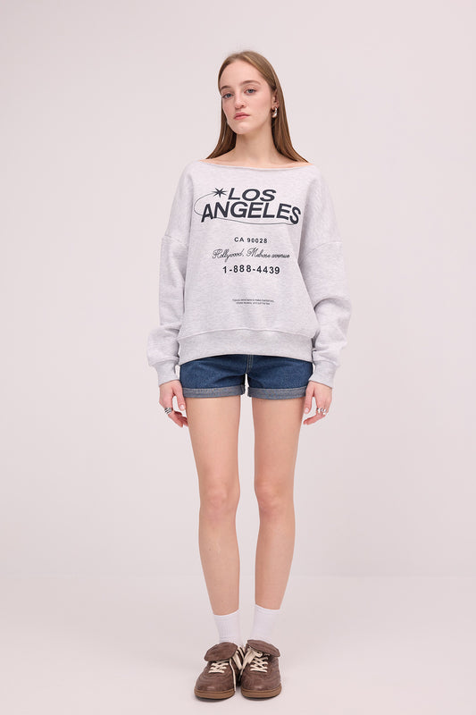 Snow-Melange_LOS-ANGELES-Written-Raised-Sweatshirt-addax