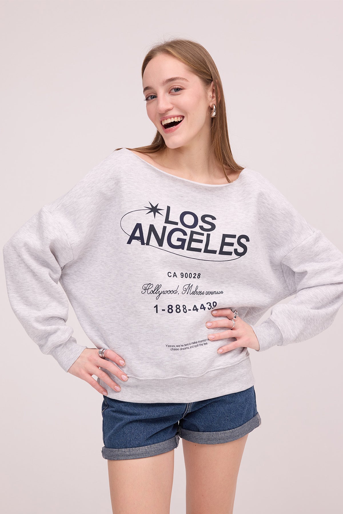 Snow-Melange_LOS-ANGELES-Written-Raised-Sweatshirt-addax