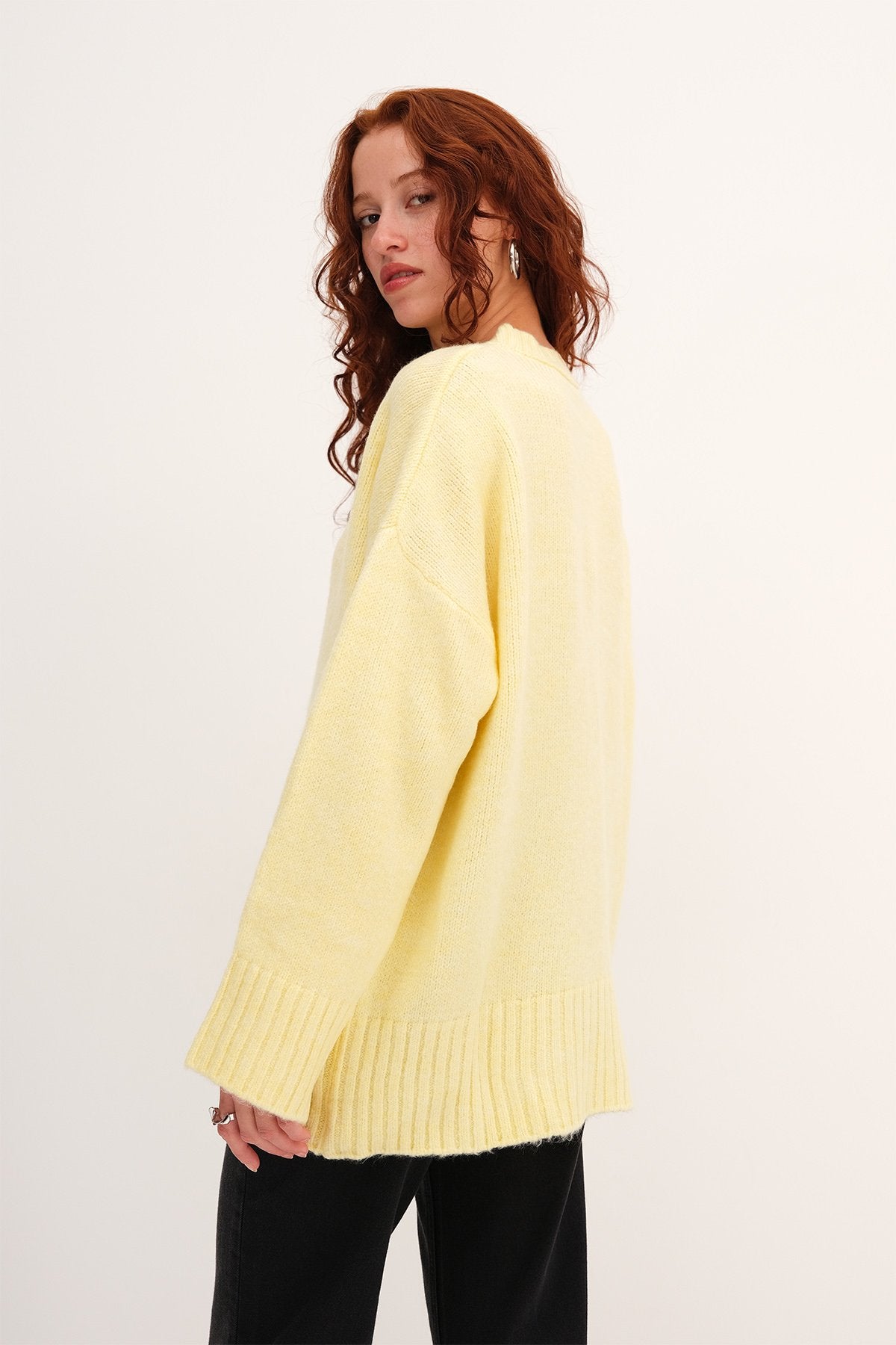 Yellow_Crew-Neck-Basic-Knitwear-Sweater-addax