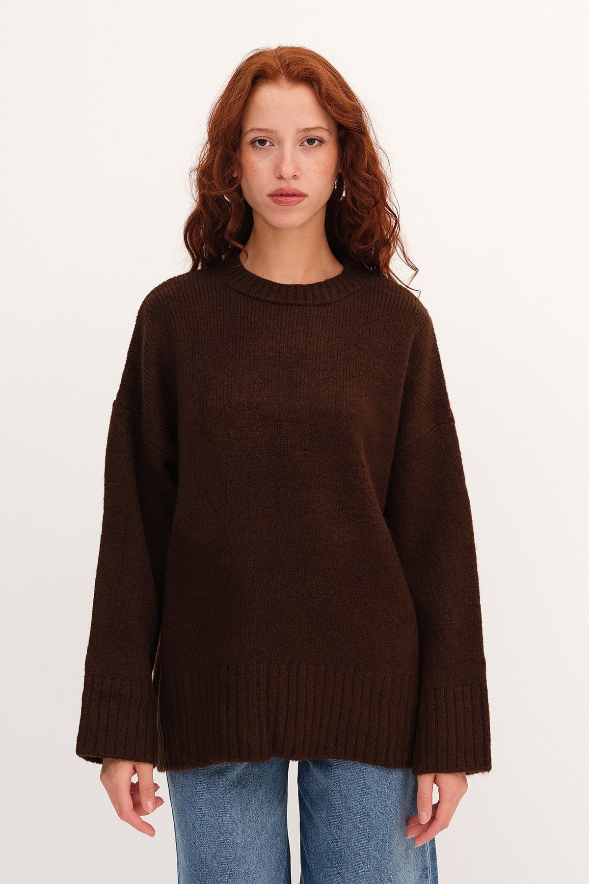 Brown_Crew-Neck-Basic-Knitwear-Sweater-addax