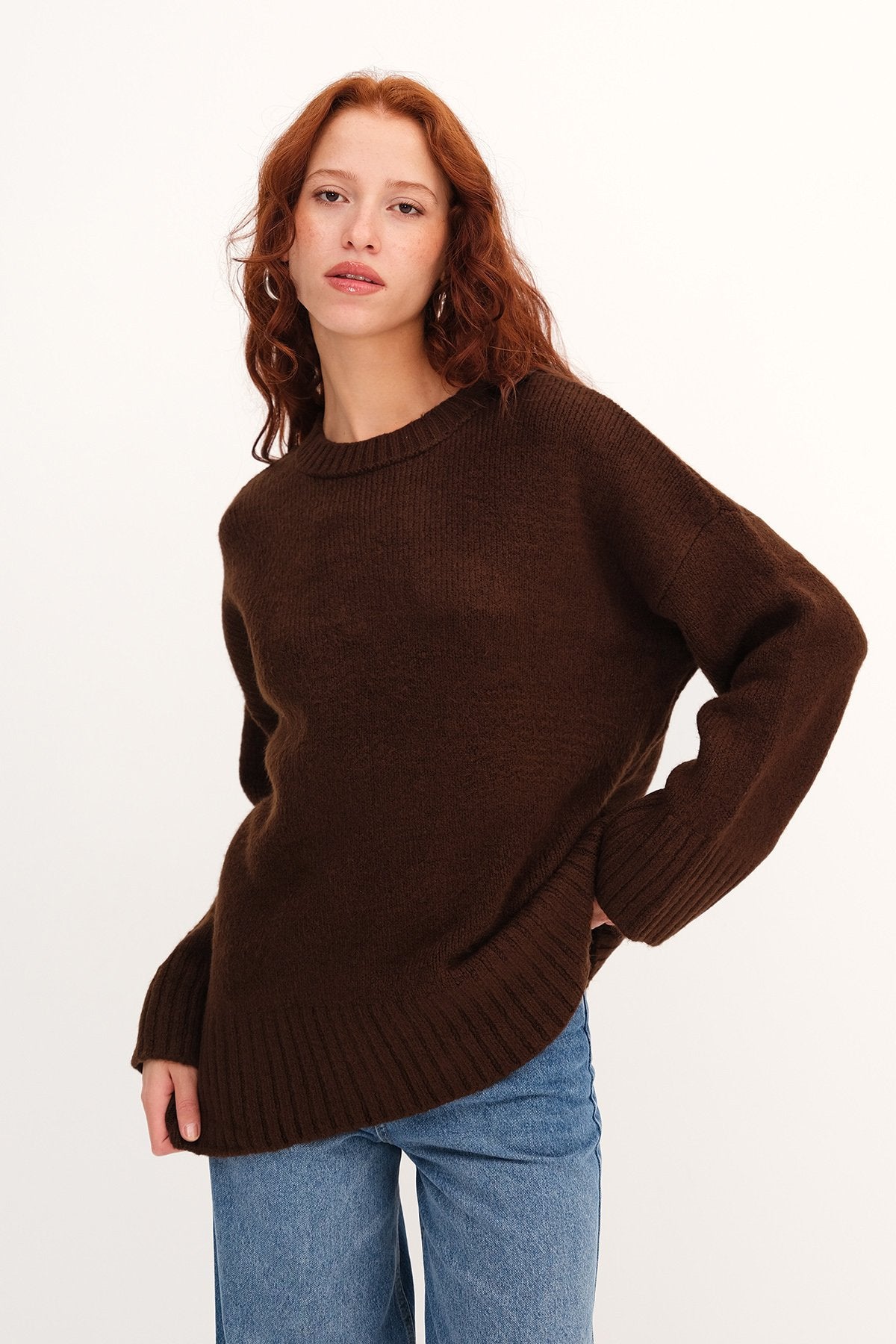 Brown_Crew-Neck-Basic-Knitwear-Sweater-addax
