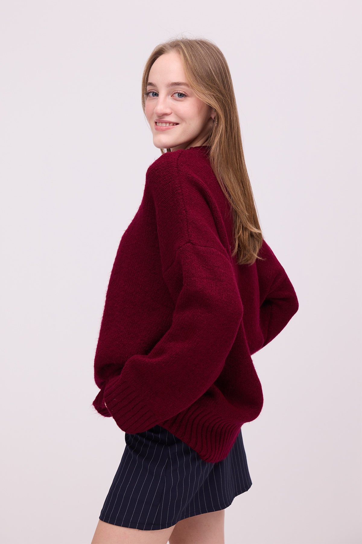 Burgundy_Crew-Neck-Basic-Knitwear-Sweater-addax