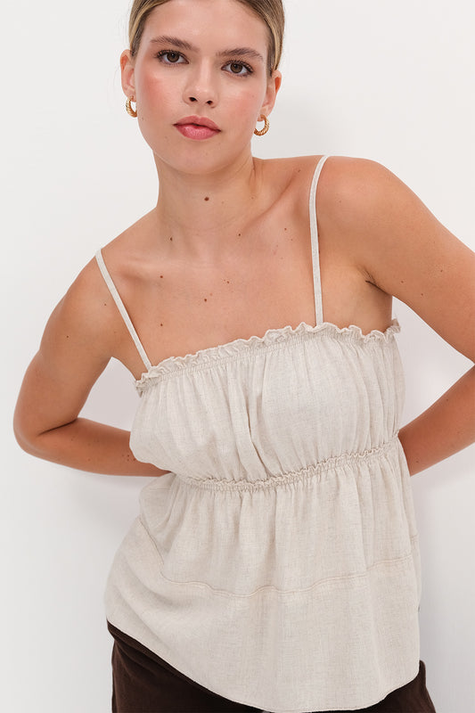 Stone_Linen-Blend-Spaghetti-Strap-Blouse-addax