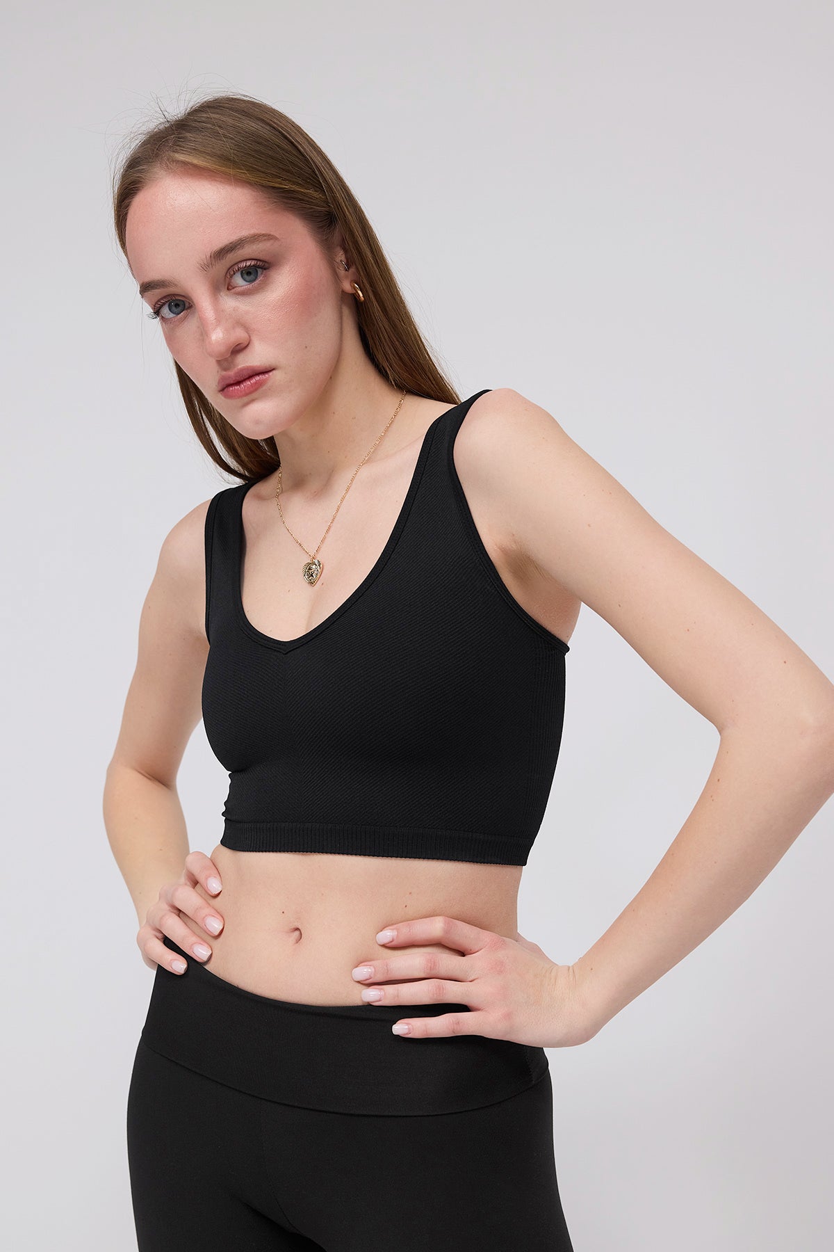 Black_V-Neck-Short-Tank-Top-addax