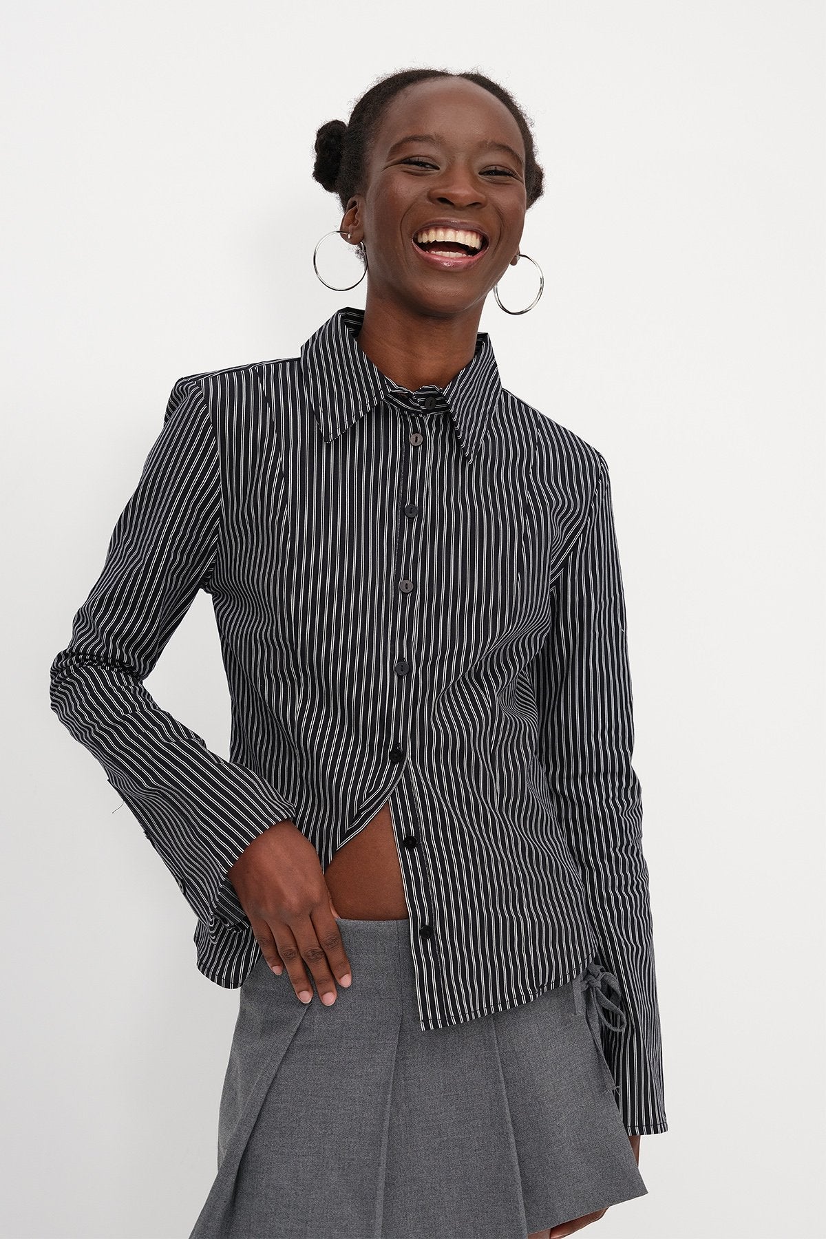 Black_Buttoned-Striped-Shirt-addax