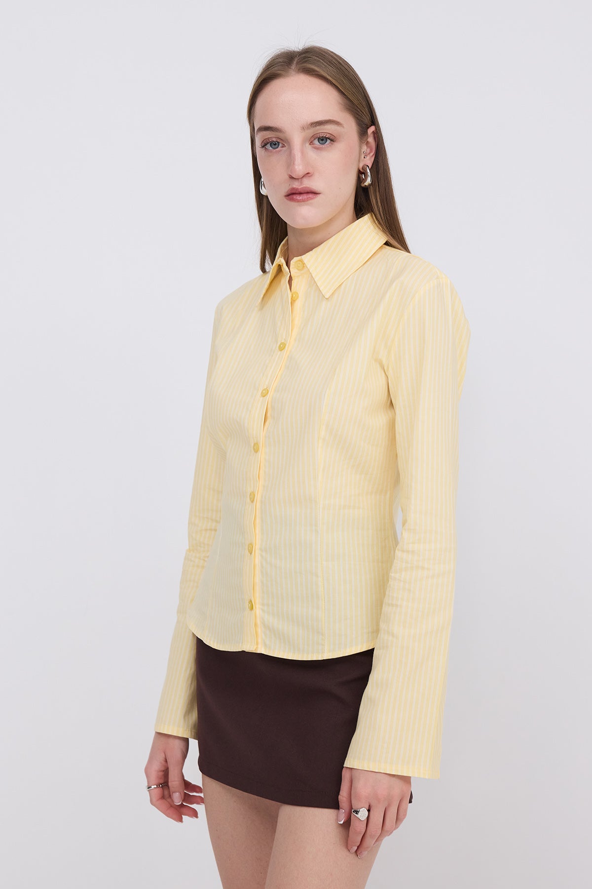 Light-Yellow_Buttoned-Striped-Shirt-addax