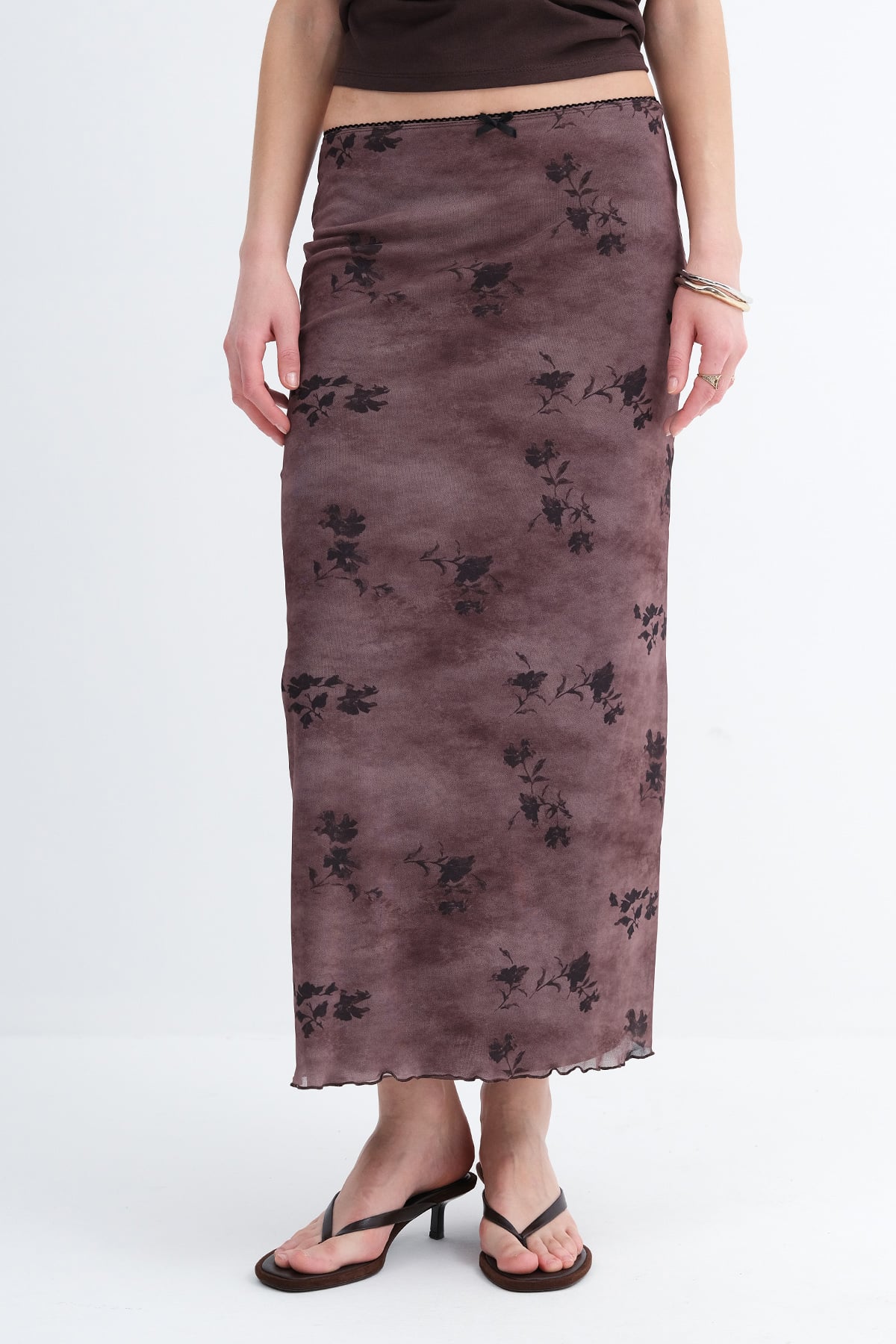 Light-Brown_Floral-Patterned-Lined-Midi-Skirt-addax