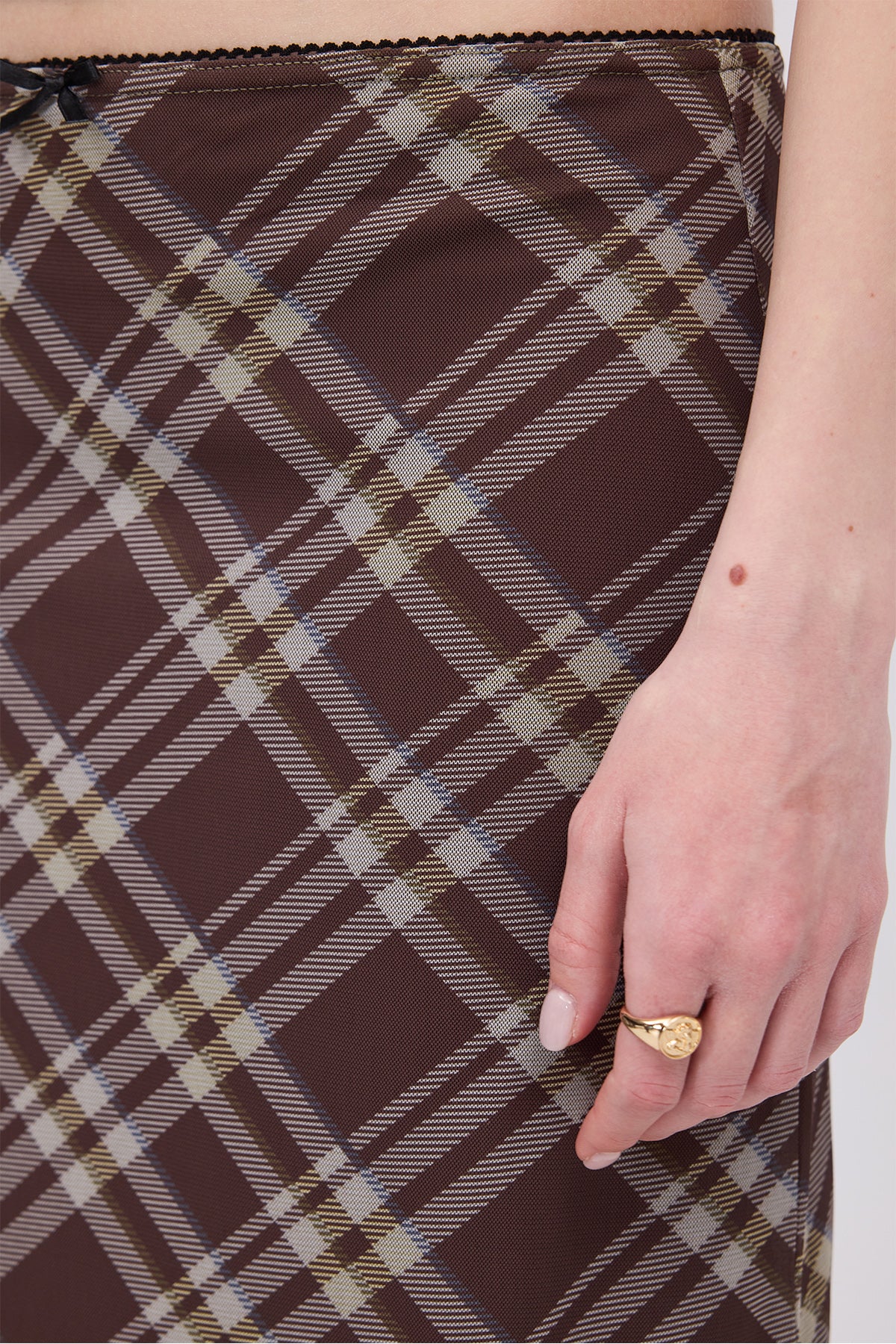 Plaid_Floral-Patterned-Lined-Midi-Skirt-addax