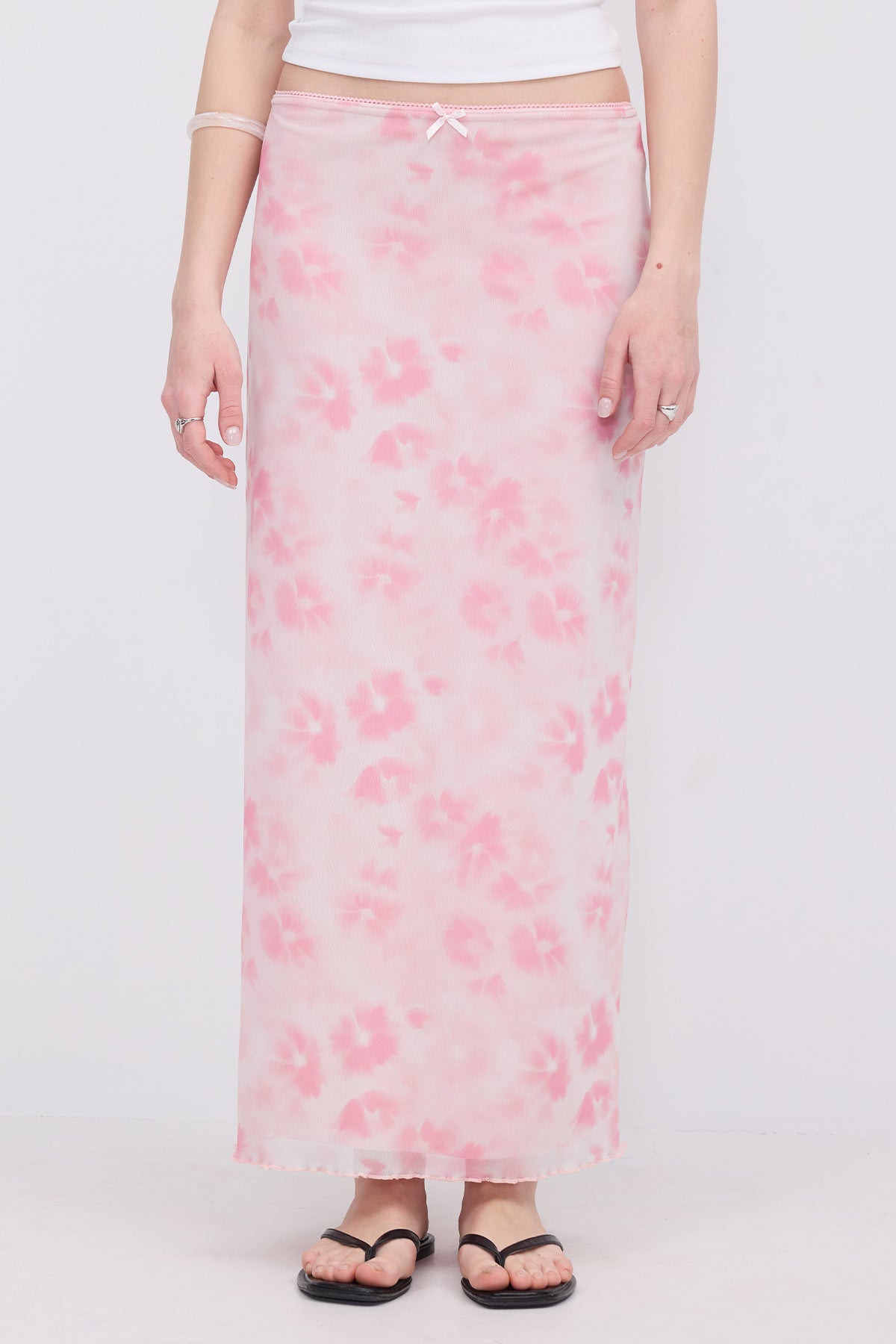 Begonia_Floral-Patterned-Lined-Midi-Skirt-addax