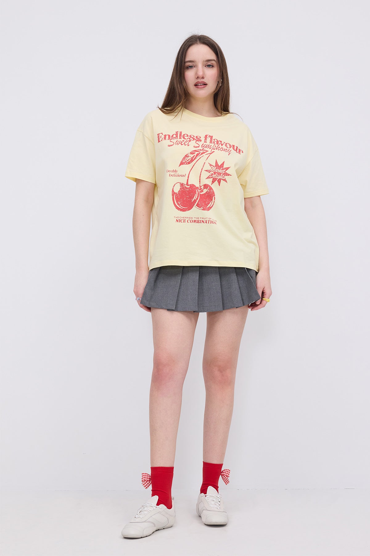 Light-Yellow_Cherry-Look-T-shirt-addax