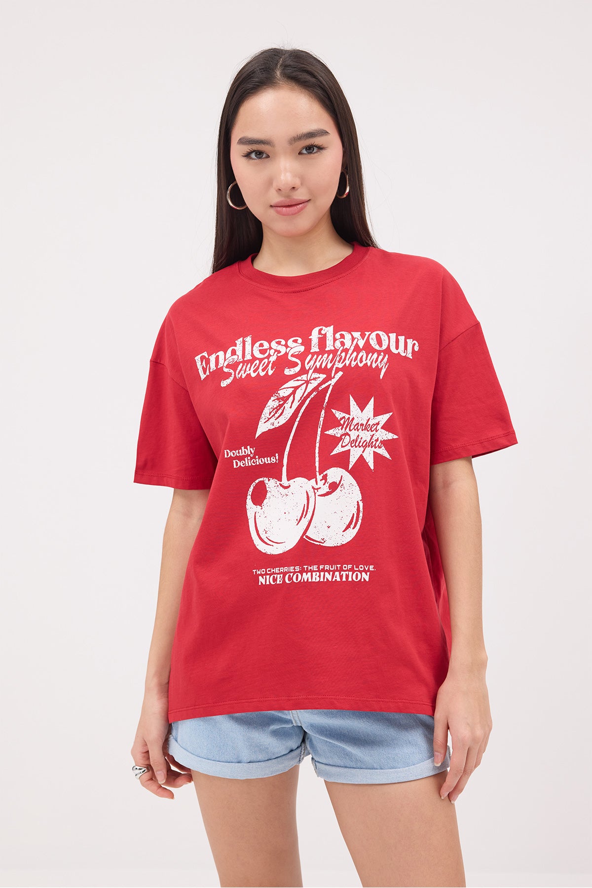 Bright-Red_Cherry-Look-T-shirt-addax
