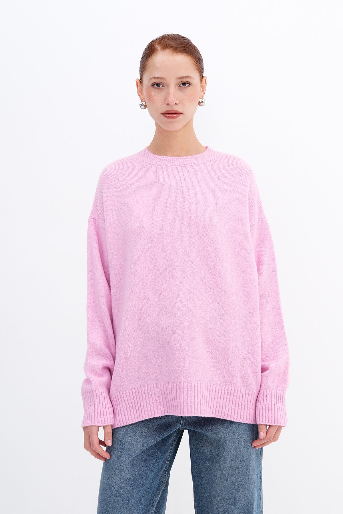 Light-Pink_Crew-Neck-Basic-Knitwear-Sweater-addax