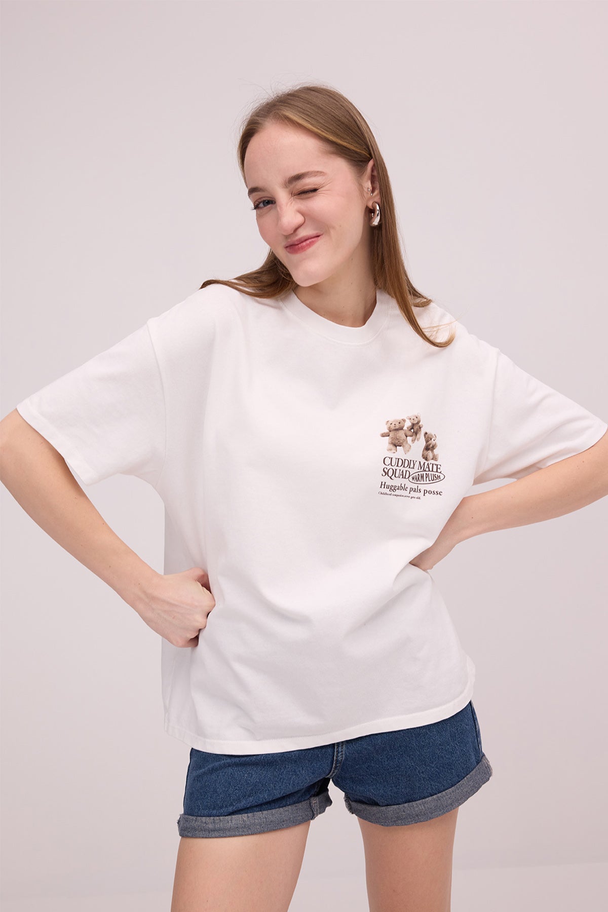 Ecru_Teddy-Bear-Printed-T-shirt-addax