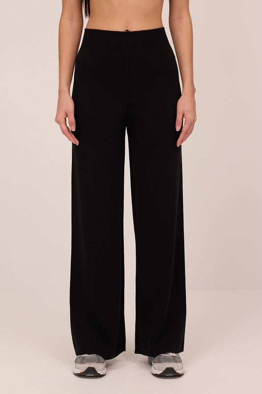 Black_High-Waist-Knit-Wide-Leg-Trousers-addax