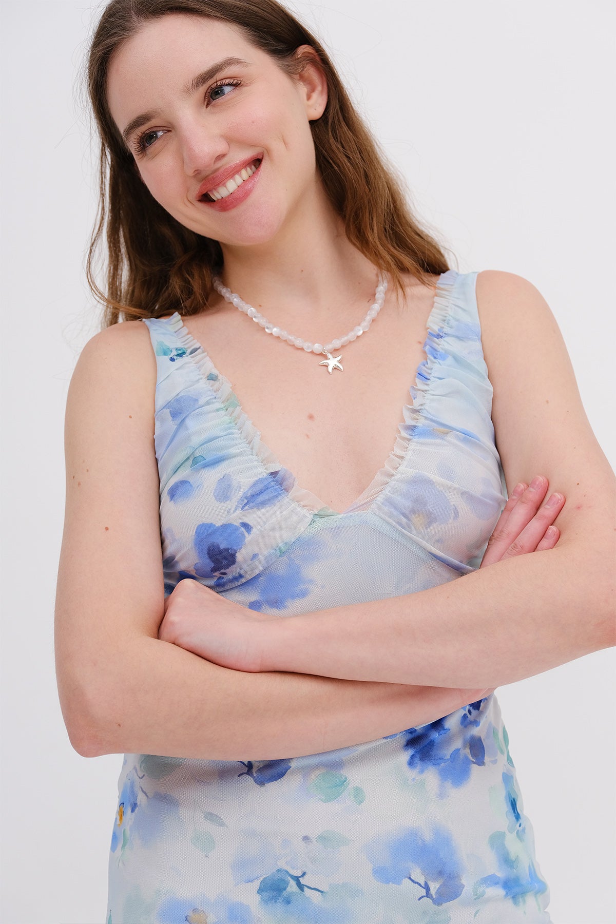 Blue_Floral-Patterned-Tulle-Midi-Dress-addax