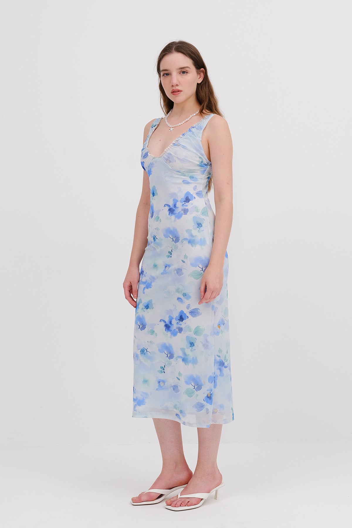 Blue_Floral-Patterned-Tulle-Midi-Dress-addax