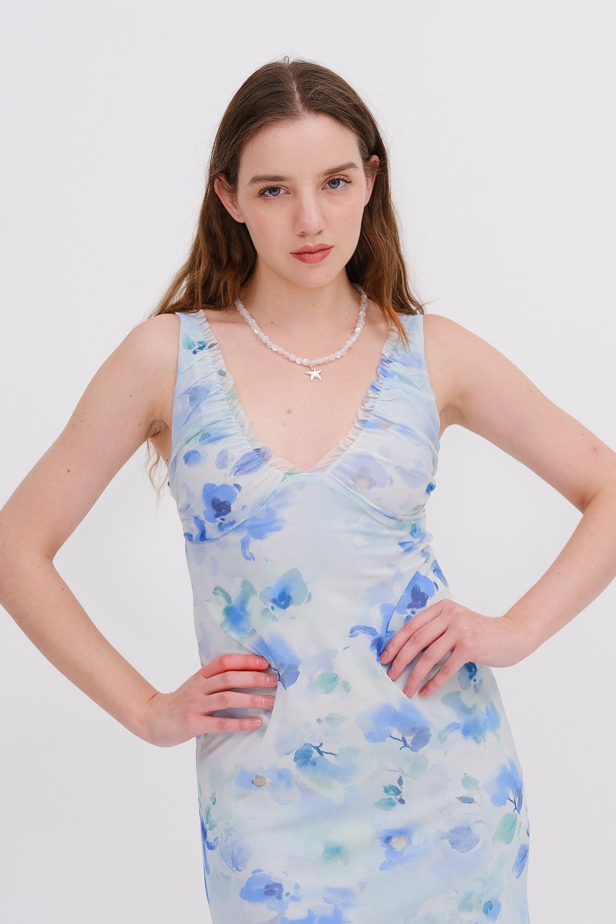 Blue_Floral-Patterned-Tulle-Midi-Dress-addax