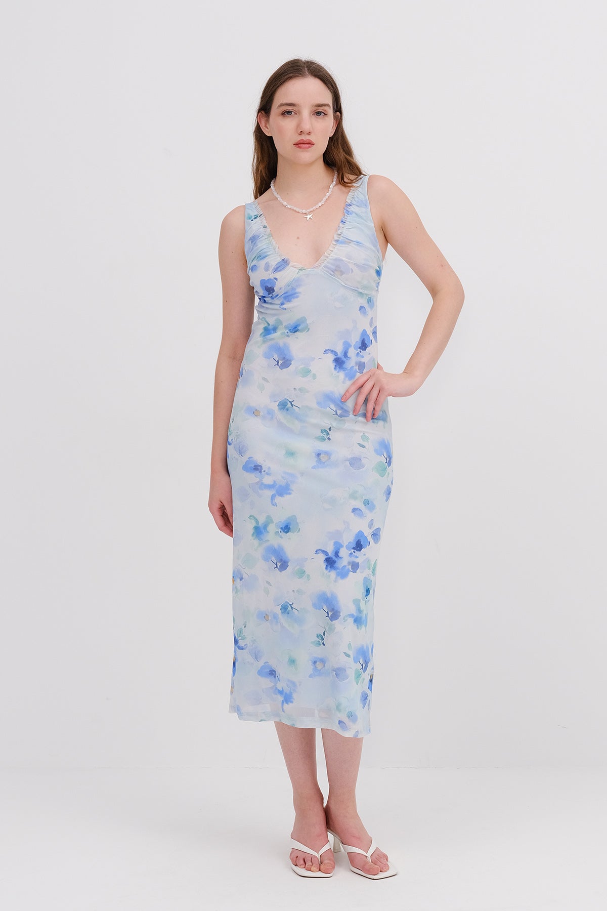 Blue_Floral-Patterned-Tulle-Midi-Dress-addax