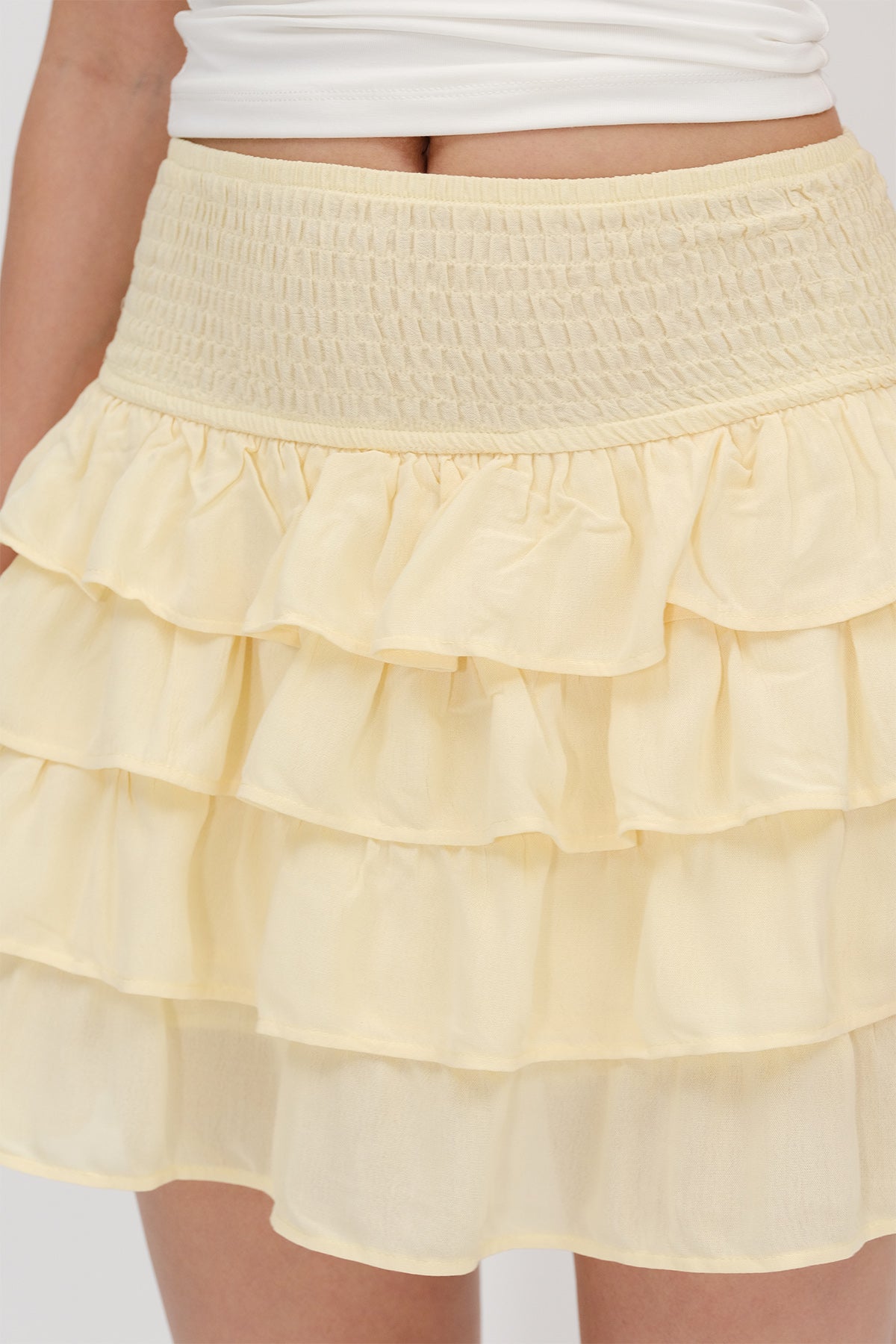 Light-Yellow_Frilled-Mini-Skirt-addax