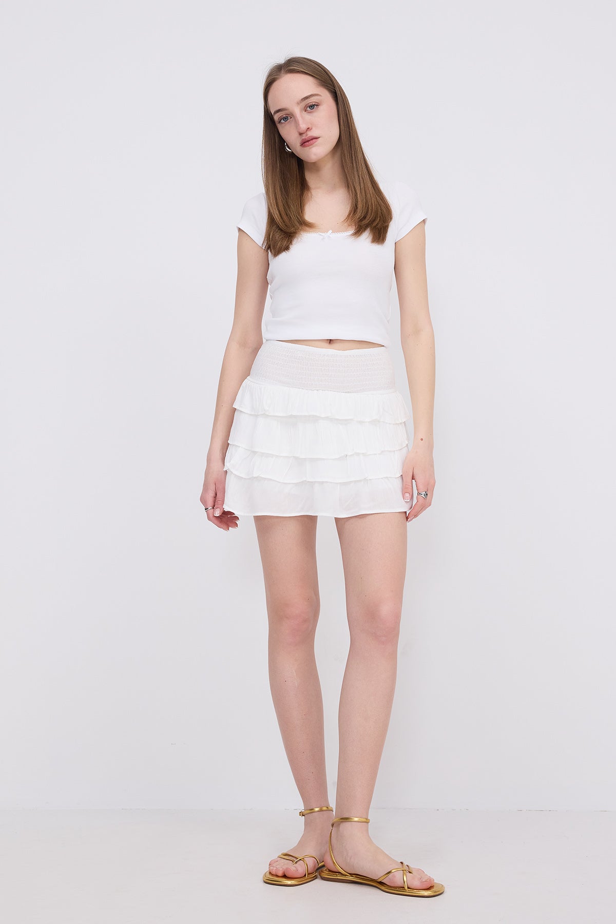 Ecru_Frilled-Mini-Skirt-addax