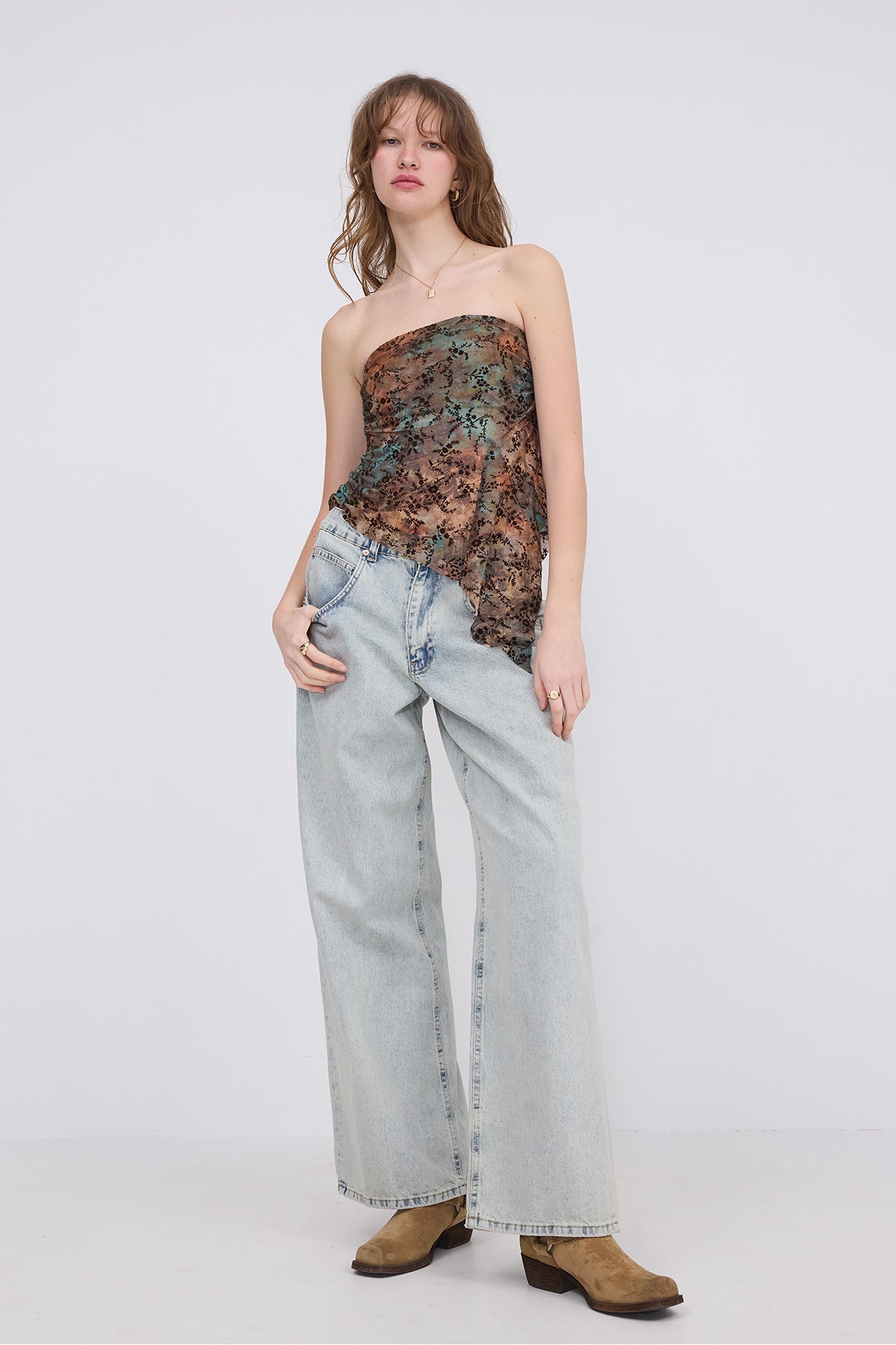 Colourful_Strapless-Patterned-Blouse-addax