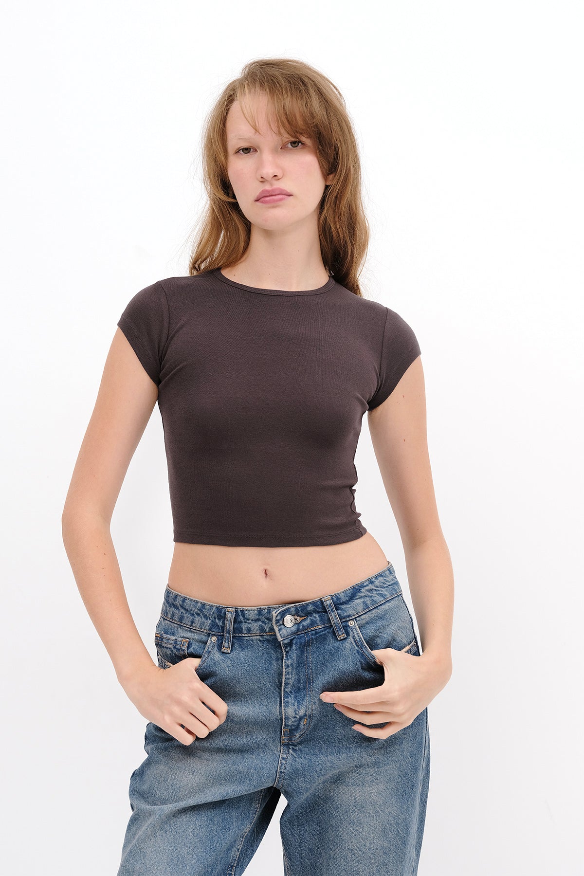 Soft-Brown_Short-Sleeve-Basic-T-shirt-addax
