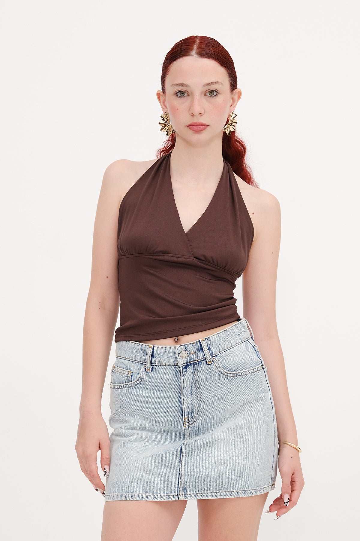 Brown_Halter-Neck-Crop-Blouse-addax