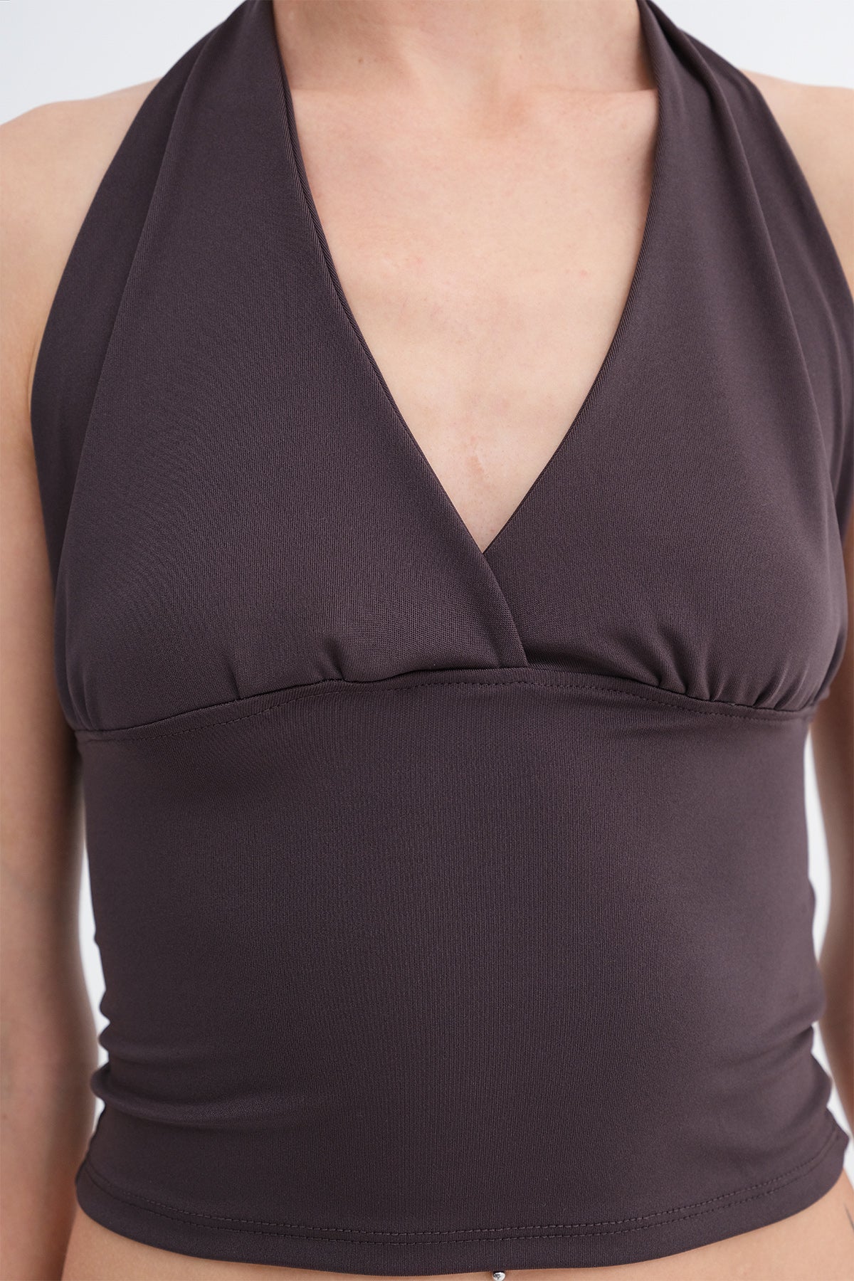 Soft-Brown_Halter-Neck-Crop-Blouse-addax
