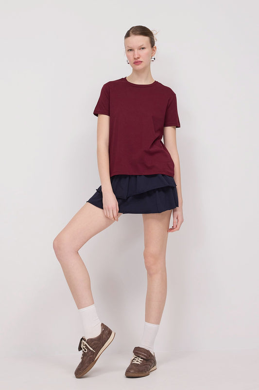 Burgundy_Crew-Neck-Basic-T-shirt-addax