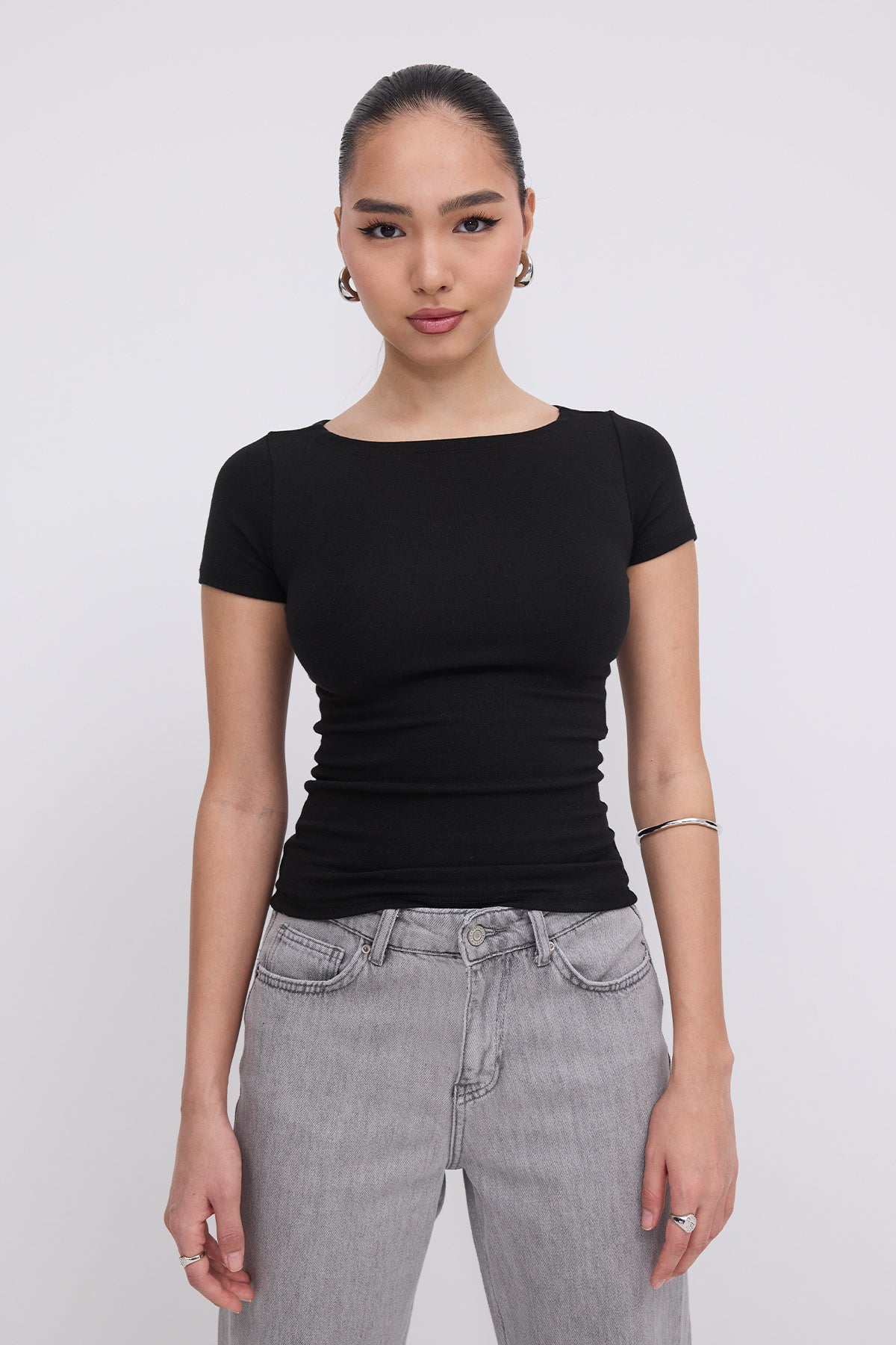 Black_Short-Sleeve-Modal-T-shirt-addax