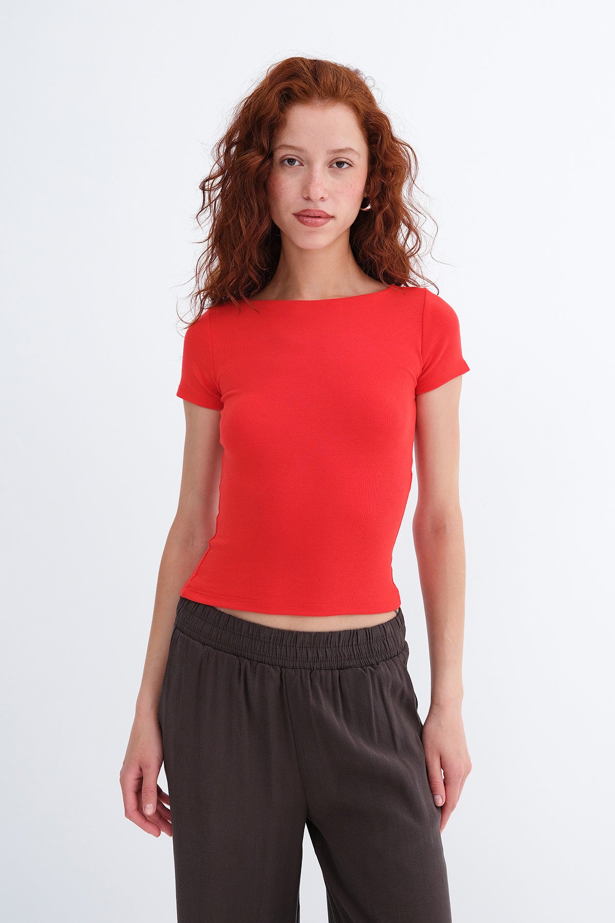 Red_Short-Sleeve-Modal-T-shirt-addax