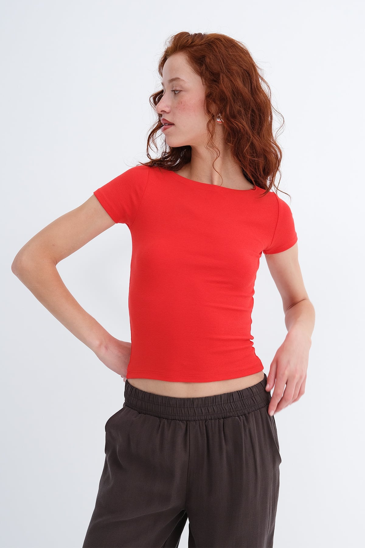 Red_Short-Sleeve-Modal-T-shirt-addax