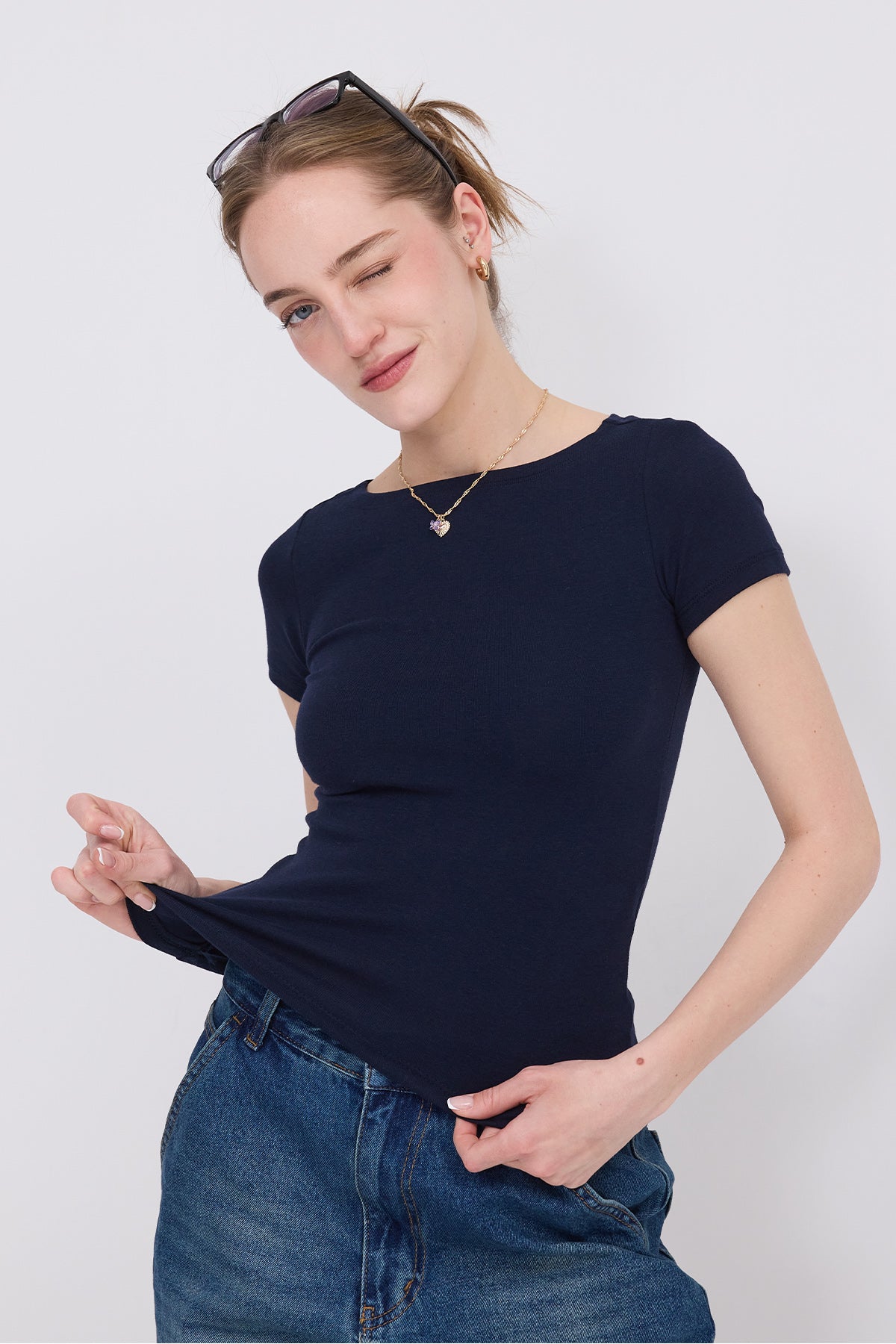 Night-Blue_Short-Sleeve-Modal-T-shirt-addax