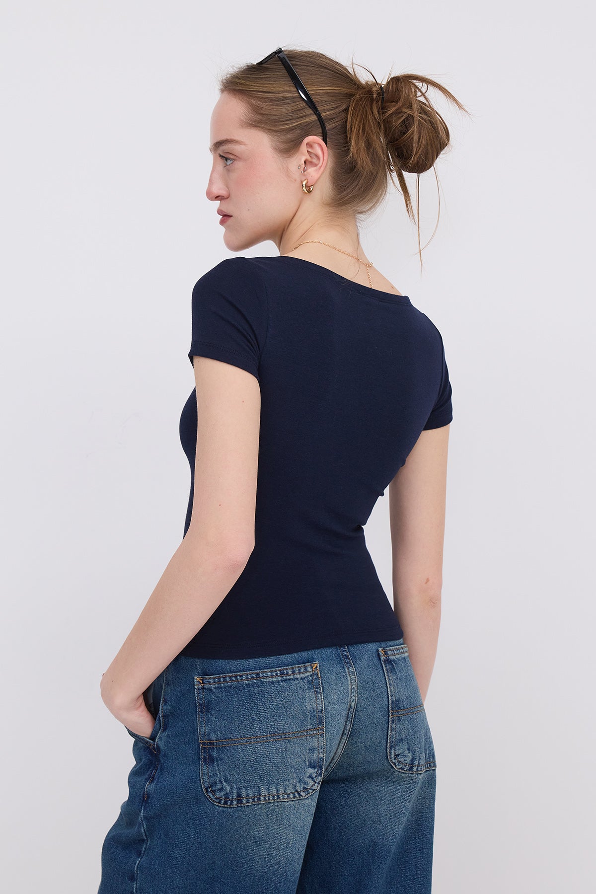 Night-Blue_Short-Sleeve-Modal-T-shirt-addax