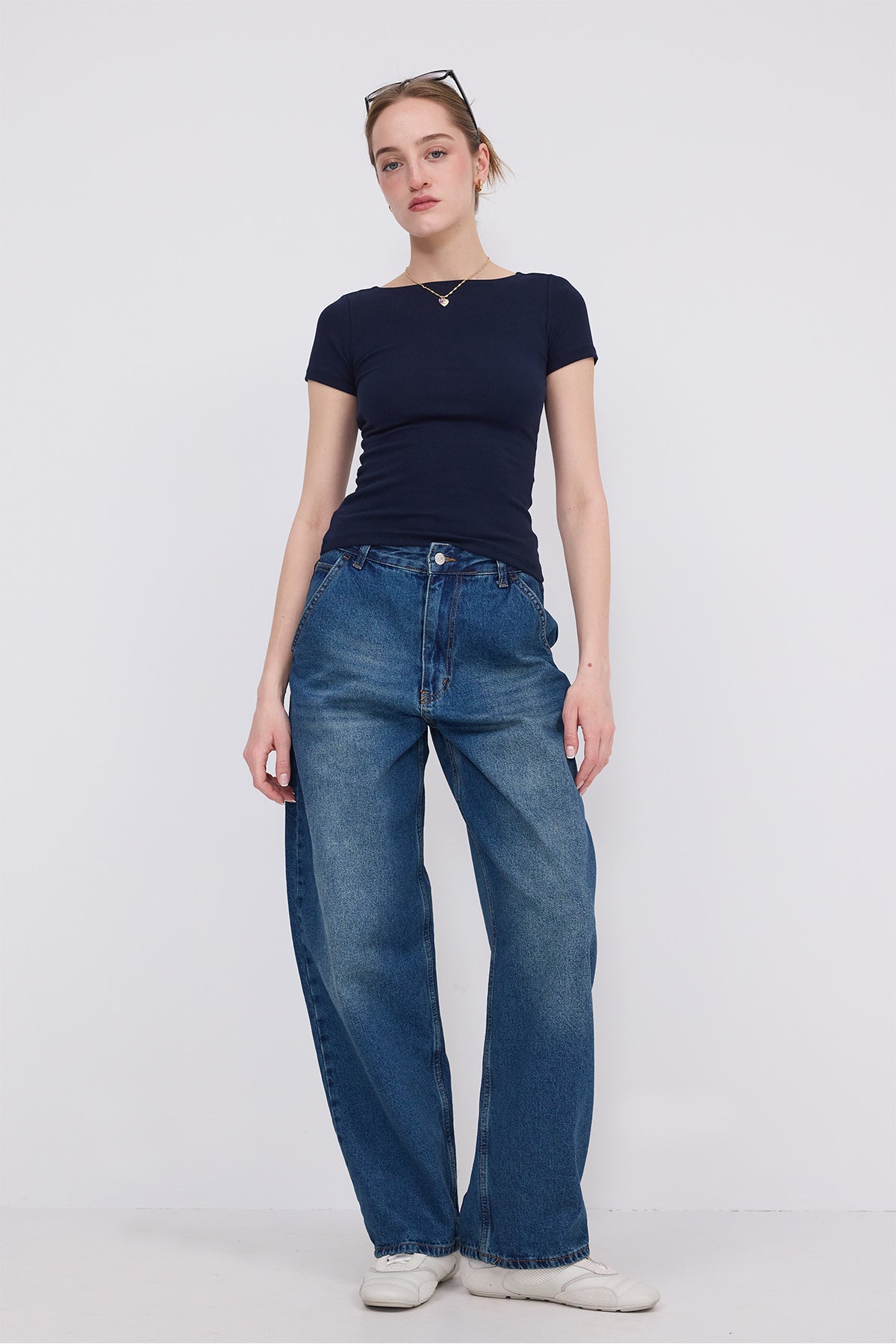 Night-Blue_Short-Sleeve-Modal-T-shirt-addax