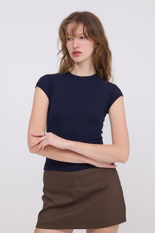 Night-Blue_Crew-Neck-Modal-T-Shirt-addax