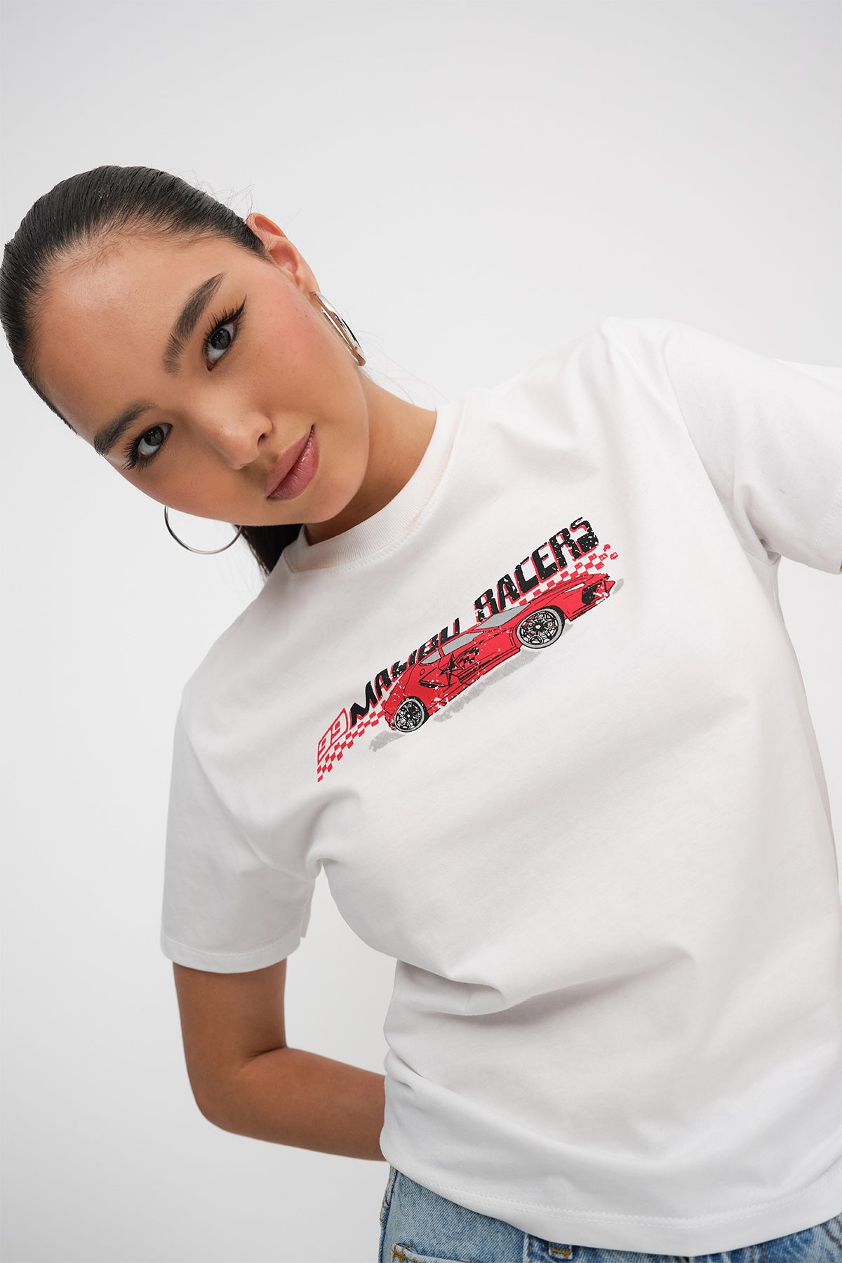 White_Car-Printed-T-shirt-addax