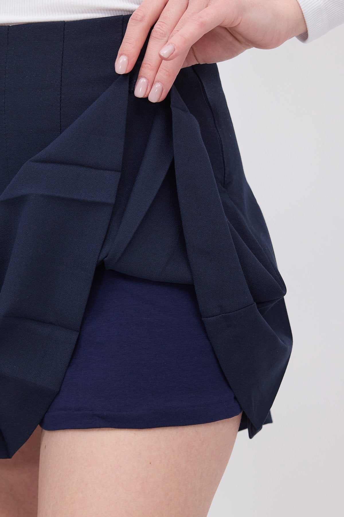 Night-Blue_Pleated-Mini-Skirt-addax